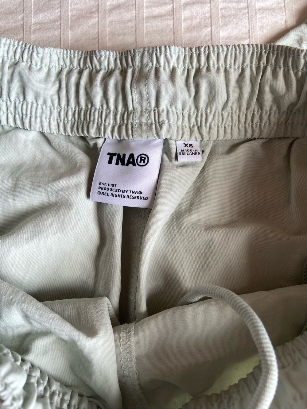Aritzia TNA Mint Green Track Pants size XS